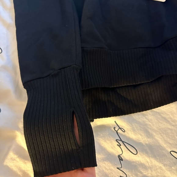 NWT alo yoga haze long sleeve sweatshirt black small - Picture 7 of 9